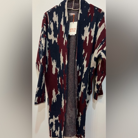 Knox Rose long cardigan with gorgeous colorful print!!!😍 - Picture 2 of 5